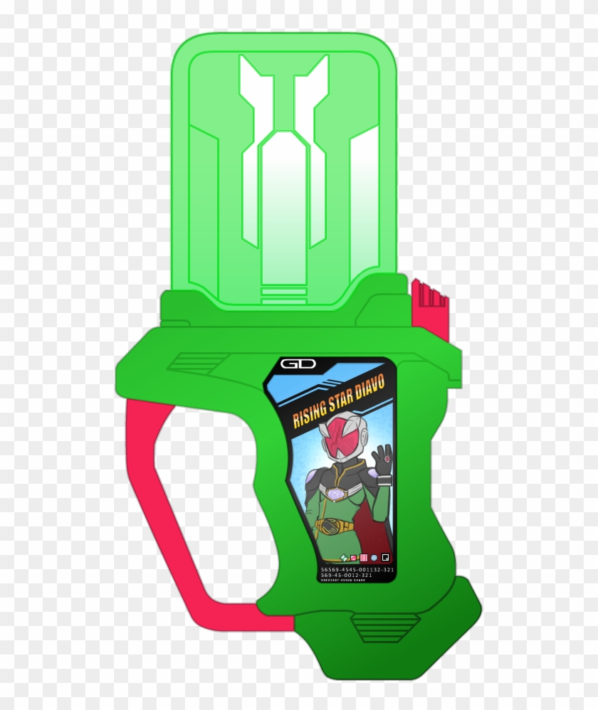 Rising Star Diavo By Malunis - Kamen Rider Gashat Clear #606529