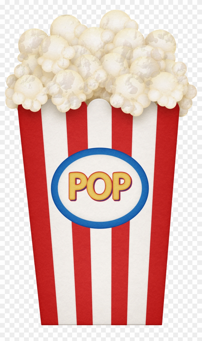 Popcorn Funnel Cake Cupcake Food Clip Art - Popcorn Funnel Cake Cupcake Food Clip Art #606873