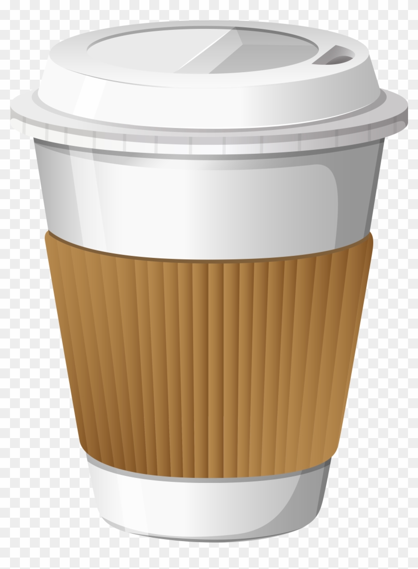 Coffee Clipart Green Background - Plastic Coffee Cup Png #606664