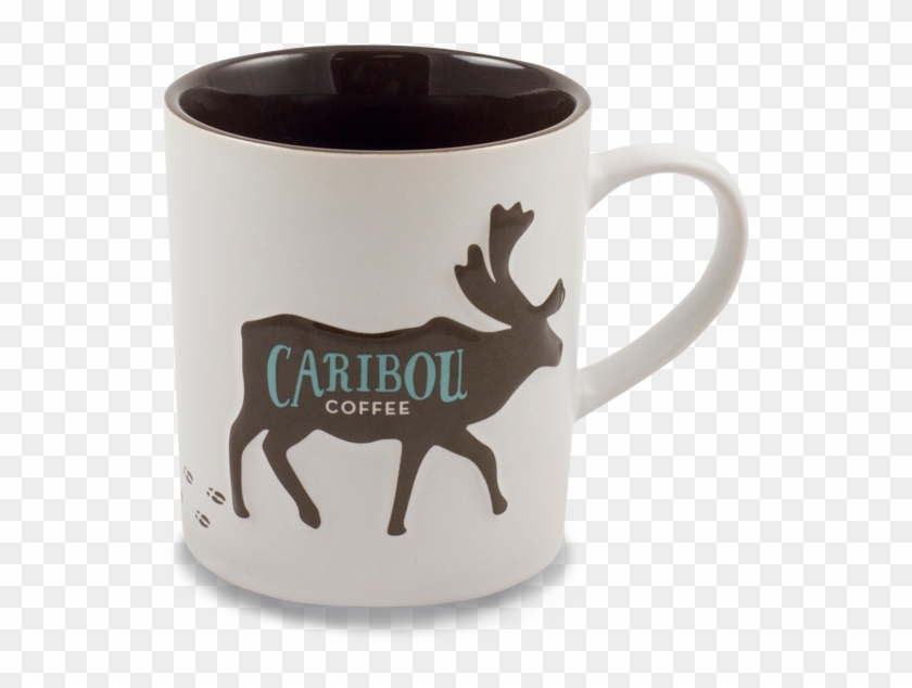 Caribou Coffee Ceramic Mug- Caribou Hoof Print 16oz - Caribou Coffee Mug #606831