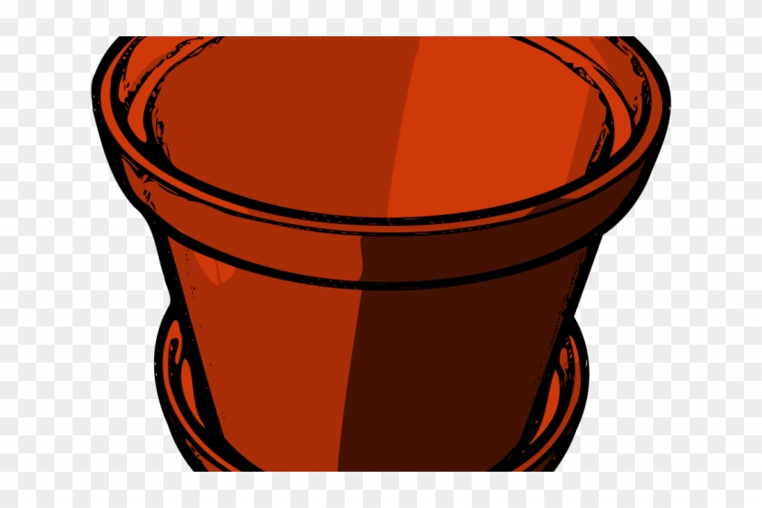 Pot Plant Clipart Bucket Flower - Flower Pot Clip Art #606923