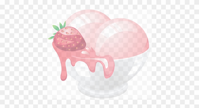 बिना पिघले ही आइसक्रीम का लुफ्त उठा पाएंगे - Strawberry Ice Cream Clipart #606956
