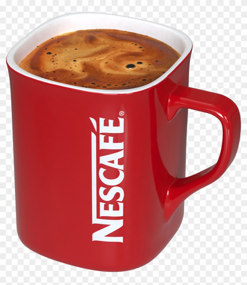 Nescafe Red Mug Coffee Png - Nescafe Red Mug Png #607035