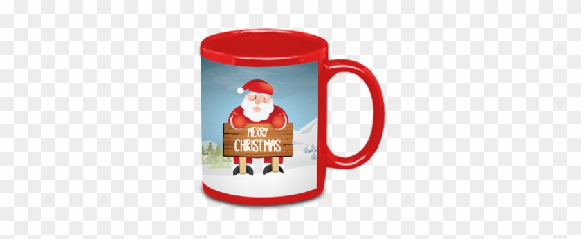 Fun Merry Christmas Red Patch Mug - Mug #607172