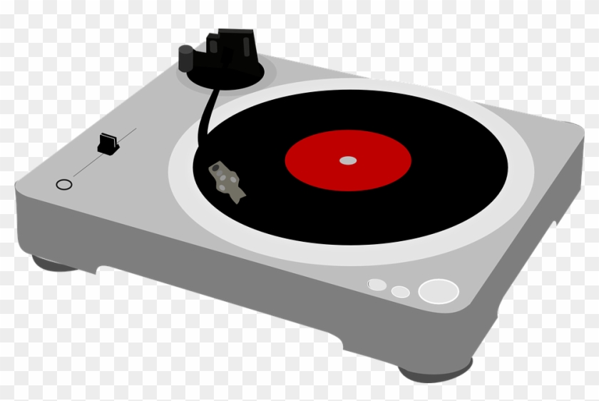 Record Player Clipart Turntable Record Player Music - Turntable Clip Art #607212