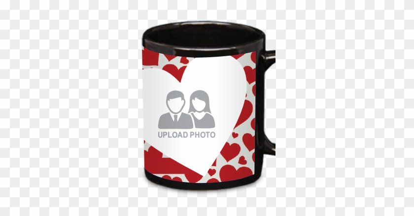 Big Hearts Black Patch Mug Big Hearts Black Patch Mug - Coffee Cup #607371