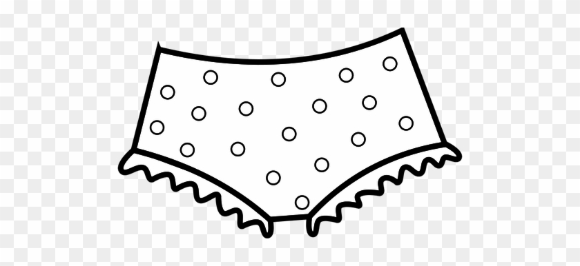 Underwear Clipart Black And White - Clip Art Underwear #607390