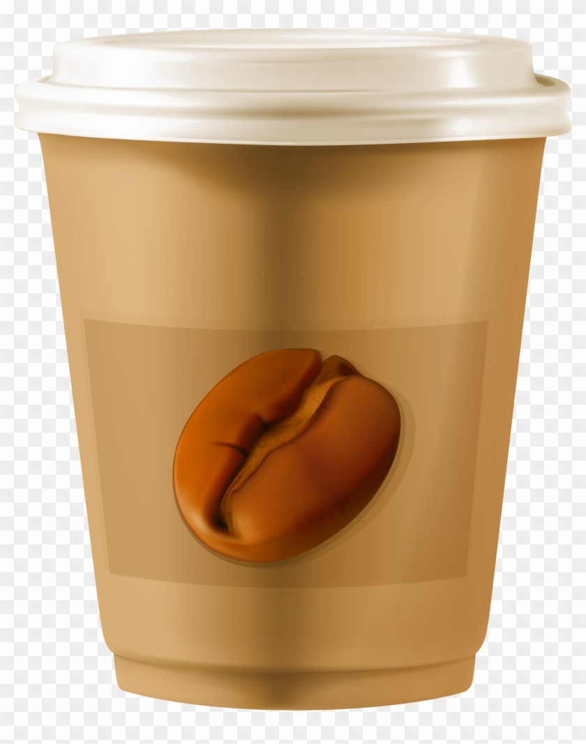 Cup Clipart Brown Coffee - Coffee Cup Png Clipart #607443