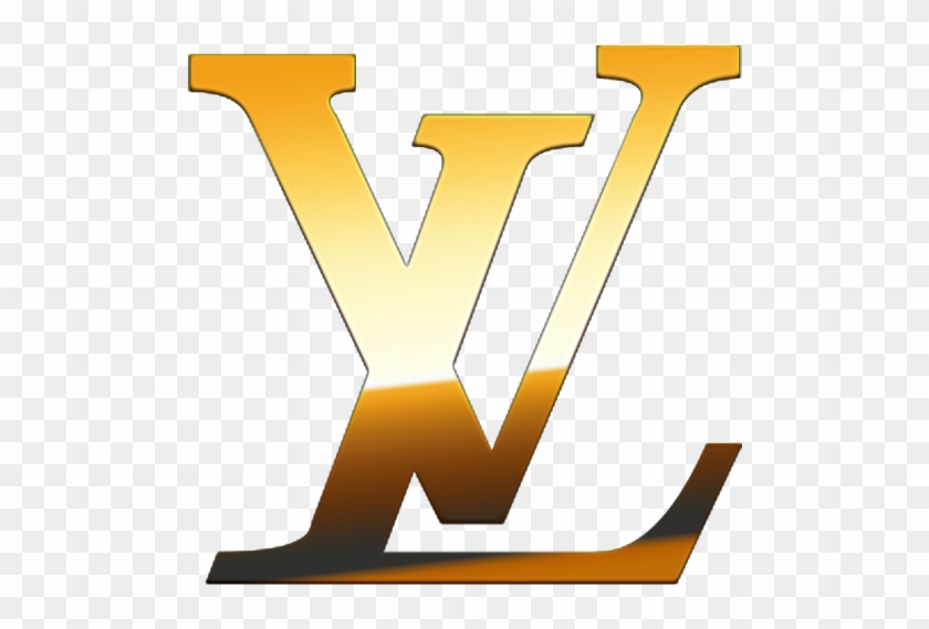 Louis Vuitton Scripted Logo Gold transparent PNG - StickPNG