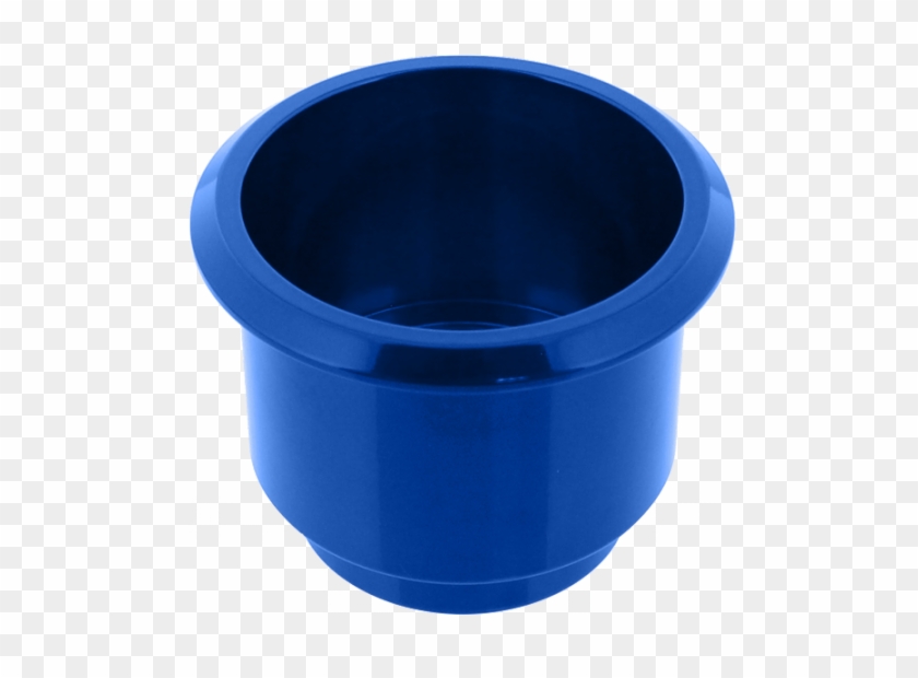 Billet Aluminum Large Cup Holder Insert Blue - Bucket Wide #607540