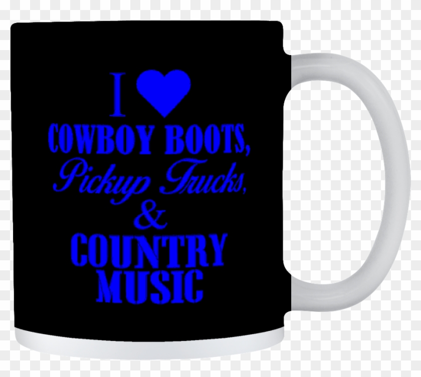 Cowboy Boots Pickup Trucks White Mug - Cowboy Boot #607622