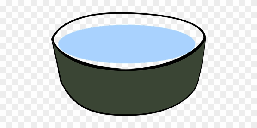 Bowl, Water, Drink, Dog, Pet, Cat, Soup - Water Bowl Clip Art #607969