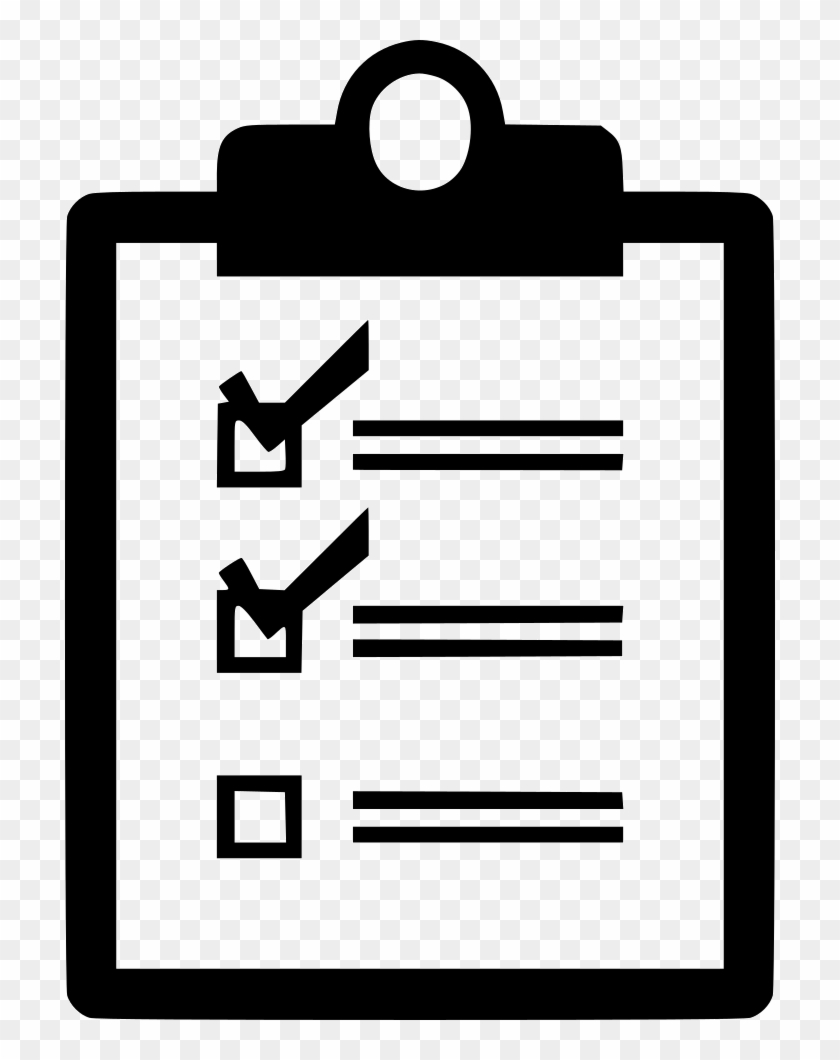 Checklist Todo Comments - Checklist Icon Free #607984