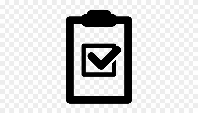 Shopping Checklist Vector - Checklist Icon Black And White #607997