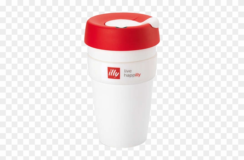 Illy Live Happilly Keepcup Coffee Cup White 454ml - Illy New Live Happilly Keepcup #608206