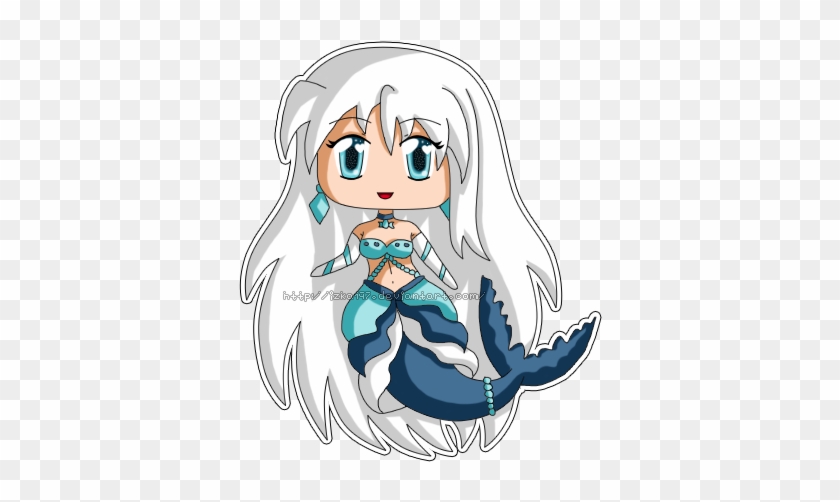 Anime Mermaid Chibi Png #608278