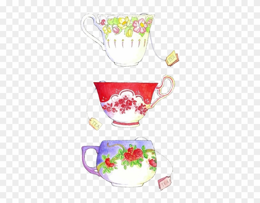 Floralls - High Tea Illustrations Transparent #608371