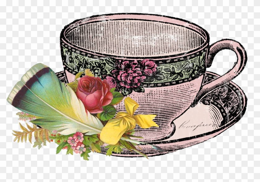 Papirolas Coloridas - False Victorian Tea Time Collage Sheet #608394
