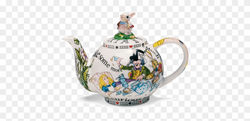 Alice In Wonderland Teapot Small - Alice In Wonderland Tea Pot #608427