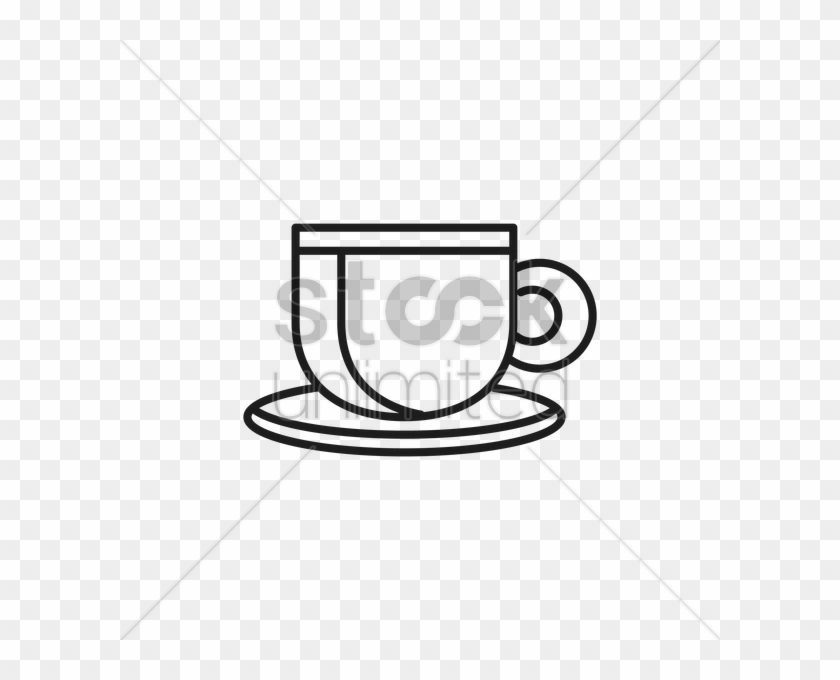 Tea Cup Vector Image - Teacup #608443