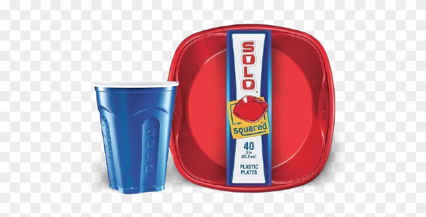 Solo Squared Plastic Plates - Solo Cup Solo Squared Plastic Plates #608680