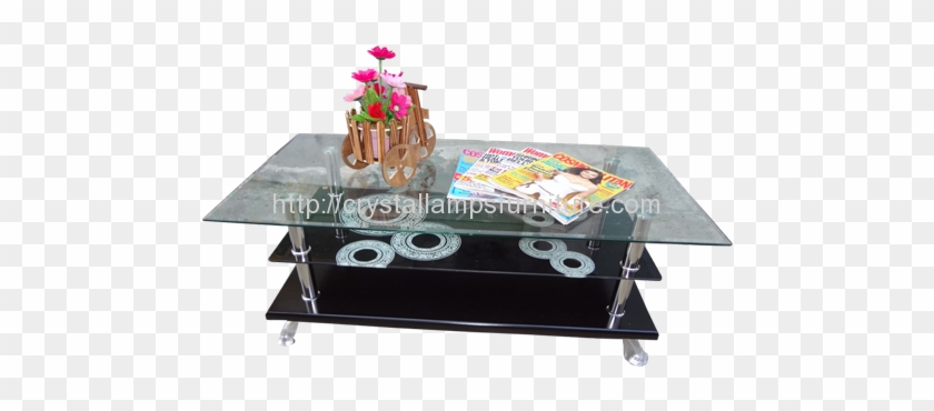 Hapi-dunkin Glass Center Table - Coffee Table #608677