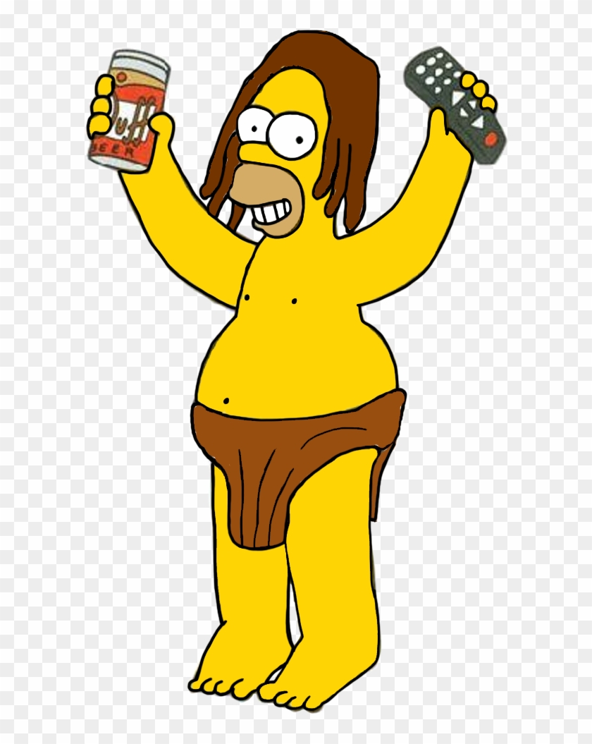 Homer Simpson As Tarzan By Darthranner83 - Homer Simpson In His Underwear #608681