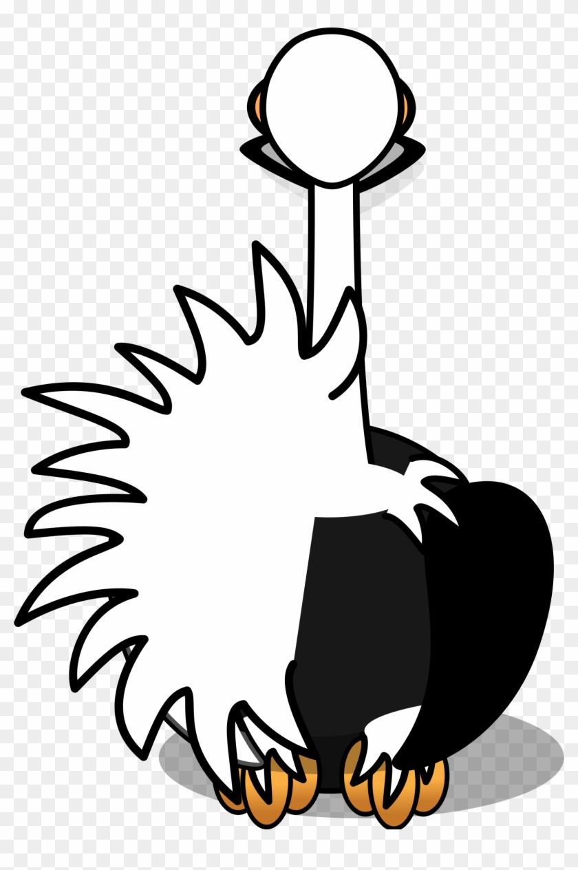 Big Image - Cartoon Ostrich #608764