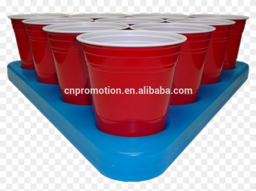 Custom Printed Red Solo Cups, Custom Printed Red Solo - Gopong N-ice Rack Freezable Beer Pong Rack Set, Includes #608805