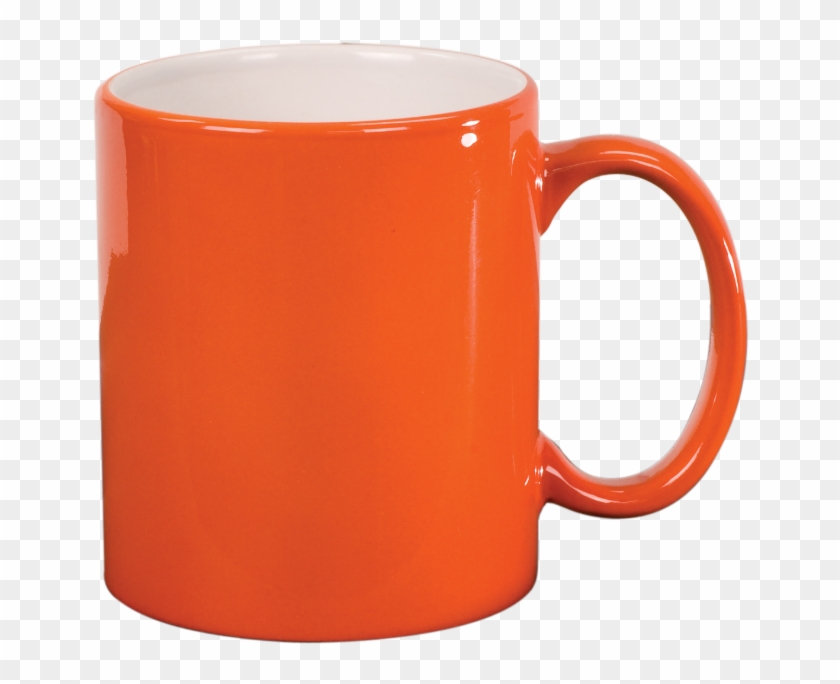 Cup Clipart Ceramic - Color Changing Mug Orange #608884