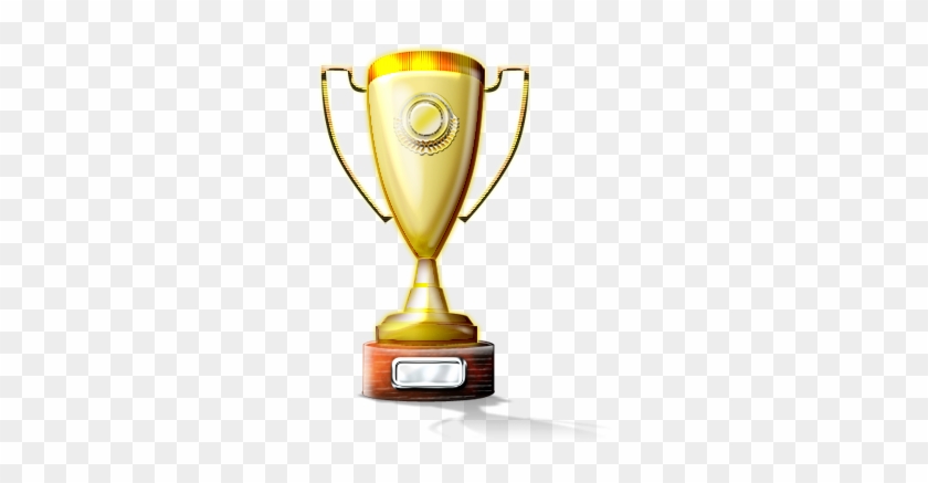 Gold Trophy Cup Icon - Trophy #609064