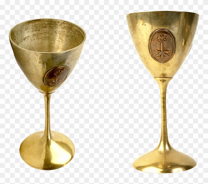 Gilding Cup, Glass, Tableware, Elegant, Hammered, Gold - Gold #609118