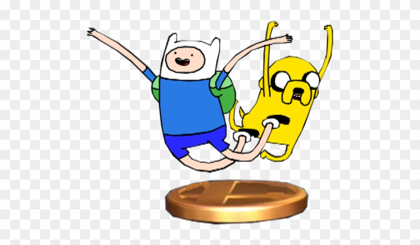 Finn & Jake Trophy - Super Smash Bros Lawl Assist Trophies #609144