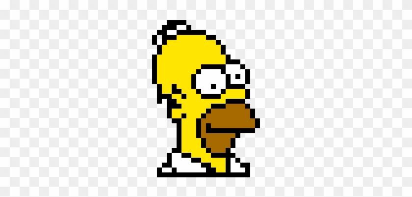 Homer Simpson - Homer Simpson Pixel Art #609143