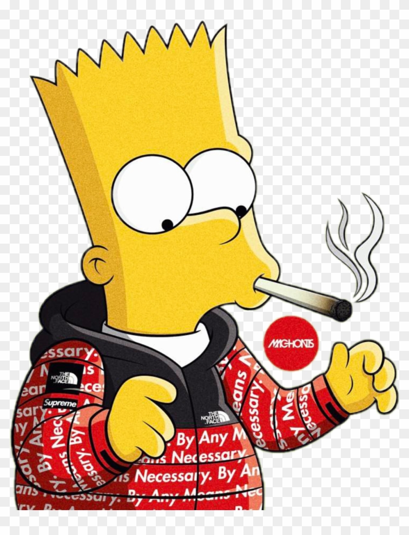 Bart Simpson Homer Simpson Supreme Graphic Designer - Bart Simpson Wallpaper Supreme #609197