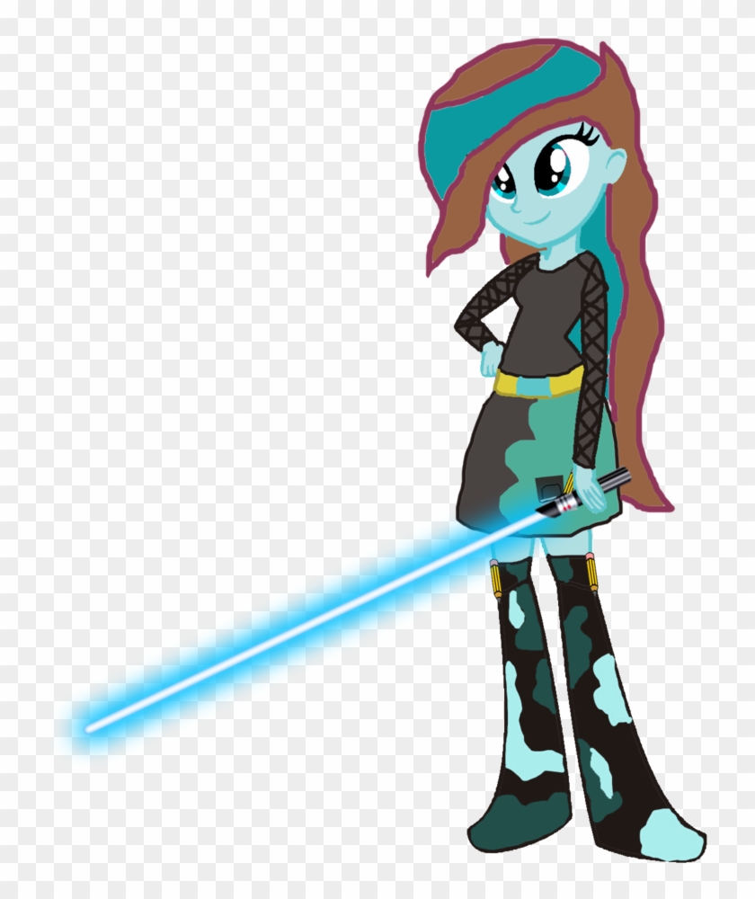 Motownwarrior01, Crossover, Equestria Girls, Lightsaber, - Mlp Equestria Girls Star Wars #609226