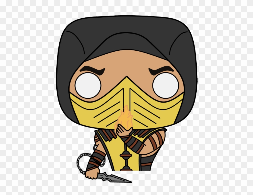 Funko Pop Vinyl - Mortal Kombat Scorpion Pop Cartoon #609228