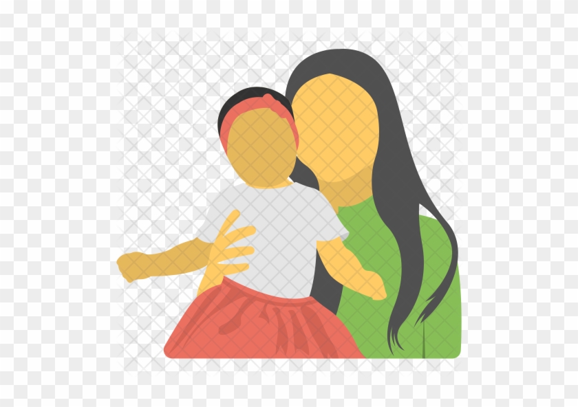 Mother And Daughter Icon - Daugther Icon Png #609295