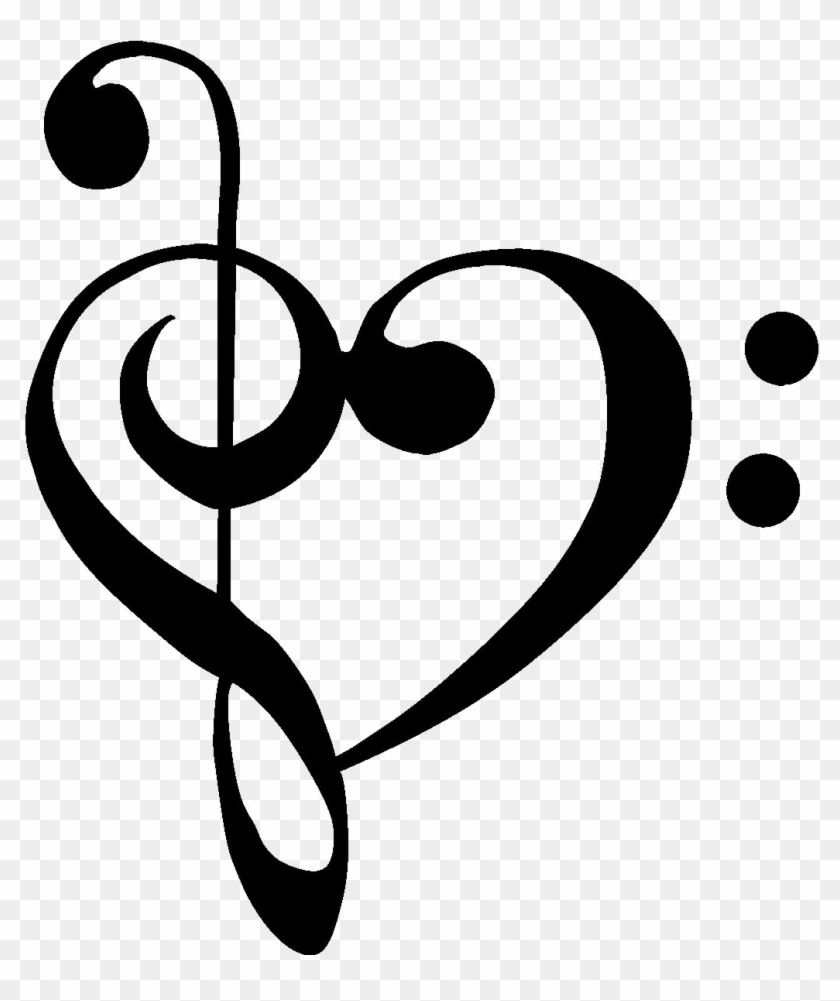 The Music Circle - Music Note With Heart #609435