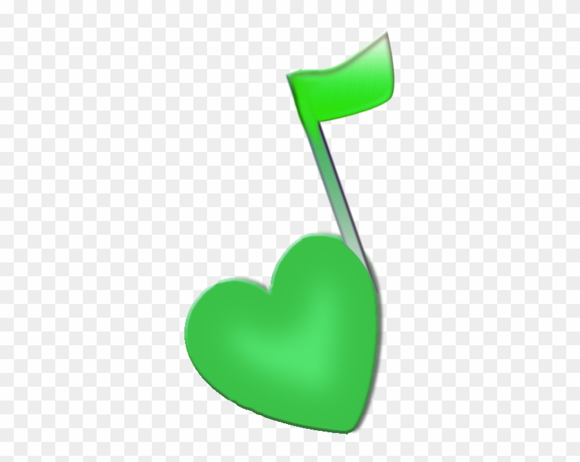 Green Music Note - Green Musical Note #609436