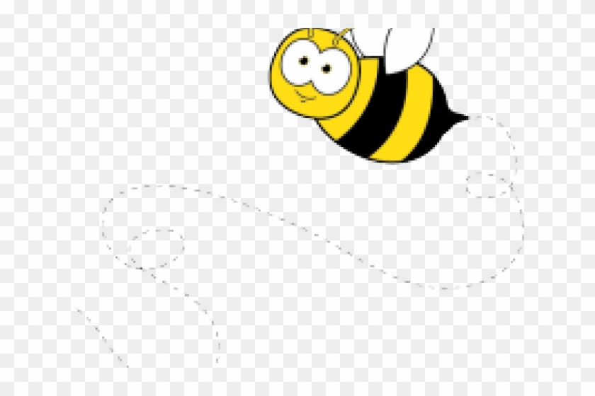 Free Bee Clipart - Buzzing Bee Clipart #609444