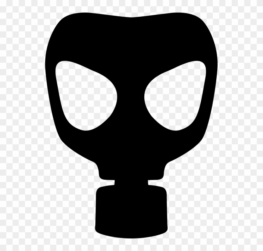 Toxic Clipart Bioterrorism - Gas Mask Clip Art #609498