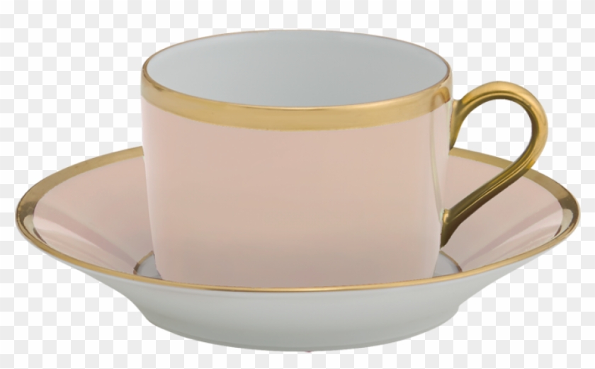 Haviland C Parlon Arc En Ciel Dusty Pink Tea Cup And #609670