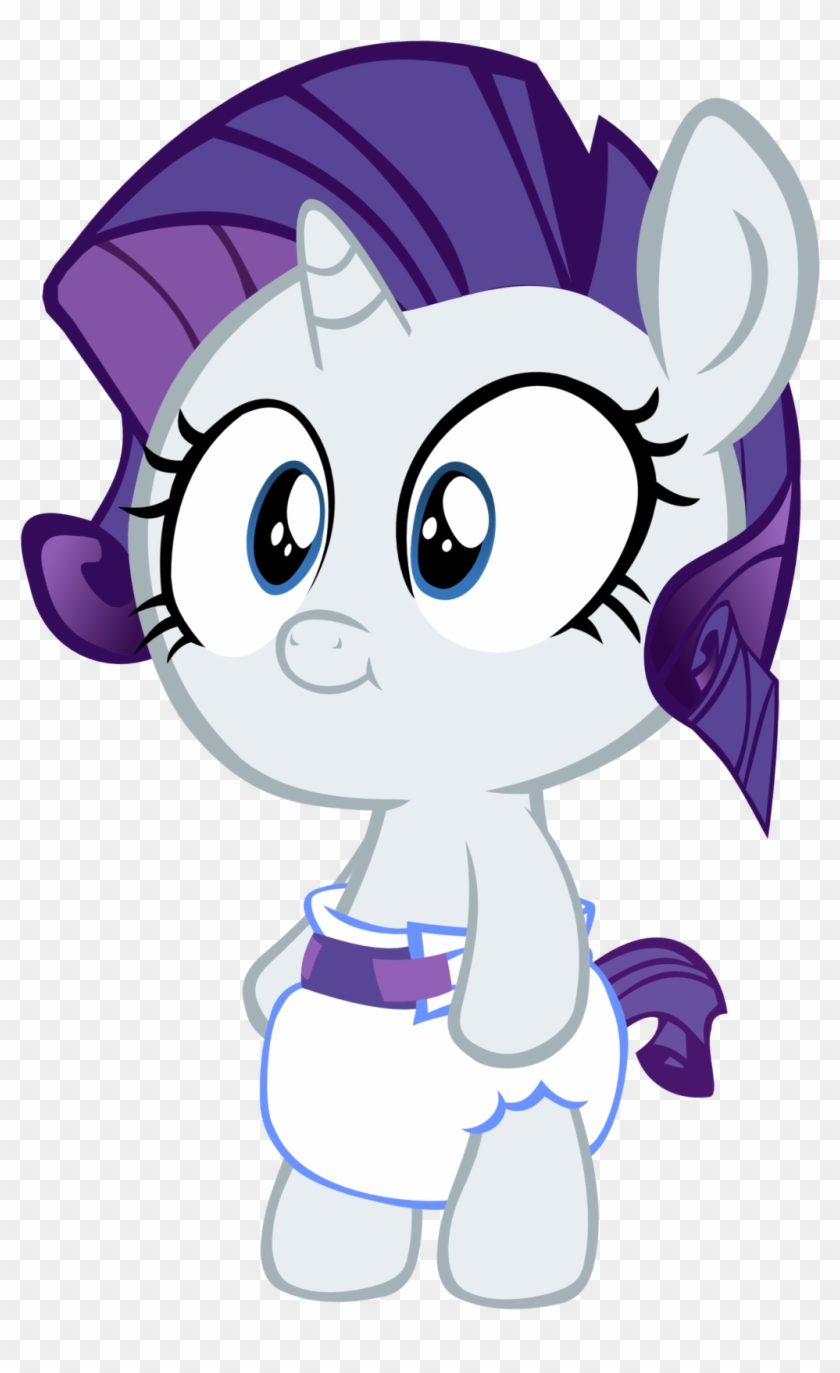 Megarainbowdash2000 Baby Rarity Flurry Heart Style - Rainbow Dash And Flurry Heart #609726