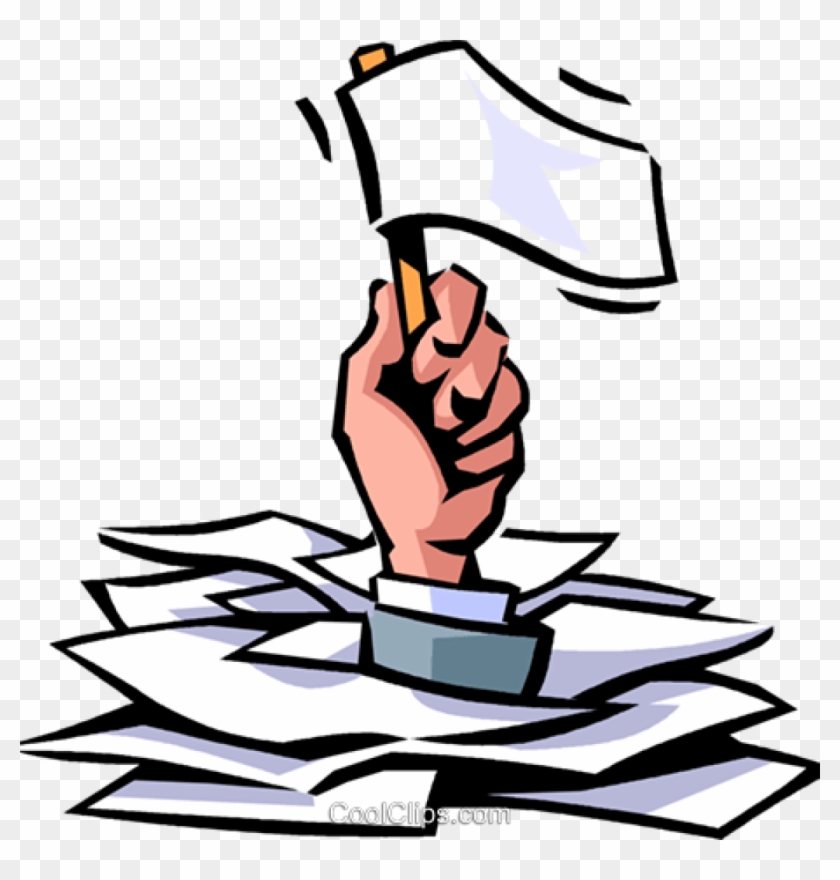 Paperwork Clipart Doing Paperwork Royalty Free Vector - Clip Art #609738