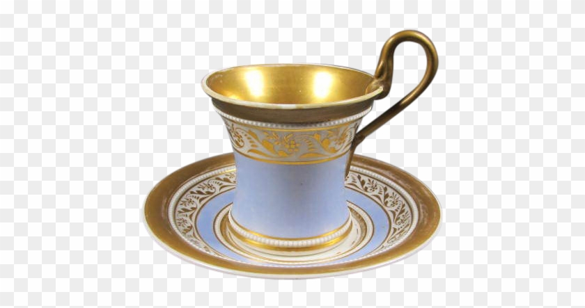Antique Kpm Lithophane Cup And Saucer - Saucer #609870