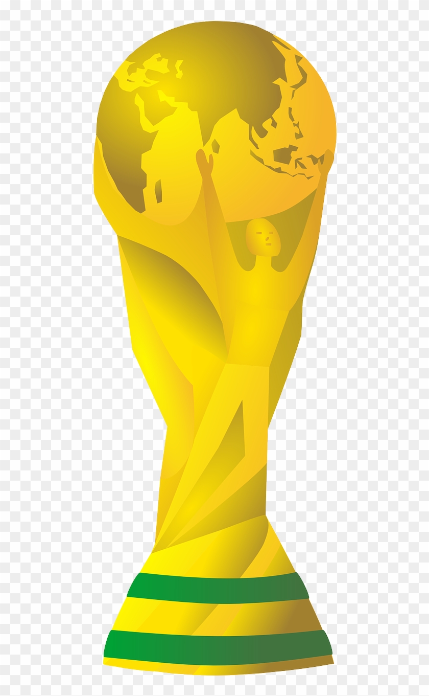 World Cup Soccer Gold Sports Png Image - World Cup Trophy Animated #609959