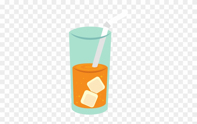 Glass Straw Drink Ice Icon Vector Graphic - Drink #610013