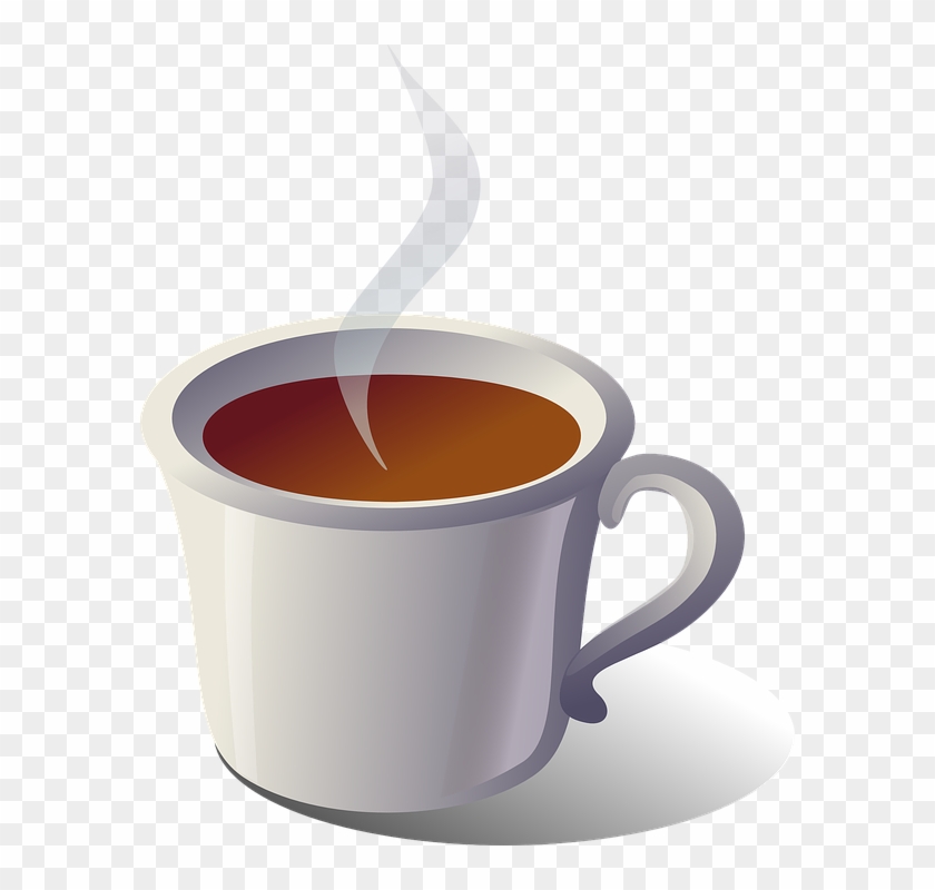 Teacup Clipart Hot Drink - Clip Art Cup Of Tea #610053