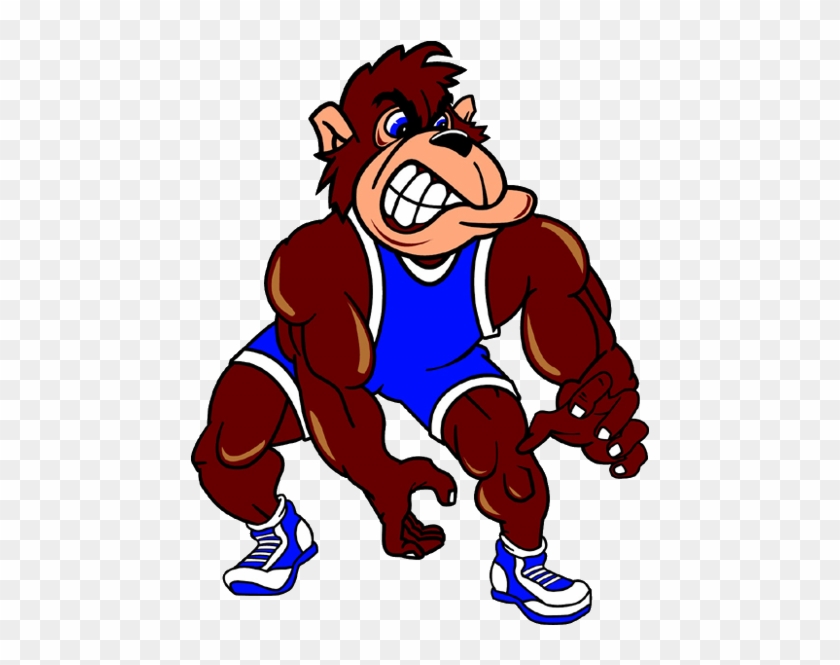 Brown Gorilla Cartoon Clip Art Images - Gorilla Baseball #610066